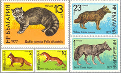 #2404-2408 Bulgaria - Wild Animals (MNH)