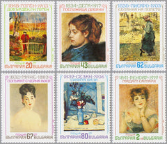 #3603-3608 Bulgaria - French Impressionists (MNH)