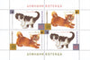 #4652-4653 Bulgaria - Cat Breeds, 2 M/S (MNH)