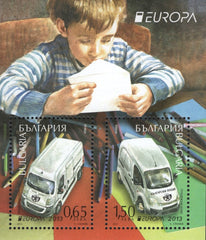 #4640 Bulgaria - 2013 Europa: The Postman Van S/S (MNH)