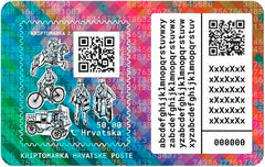 Croatia - 2020 Croatian Crypto Stamp 2 S/S (MNH)