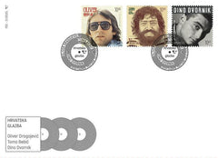 Croatia - #1195-1197 - Croatian Music FDC