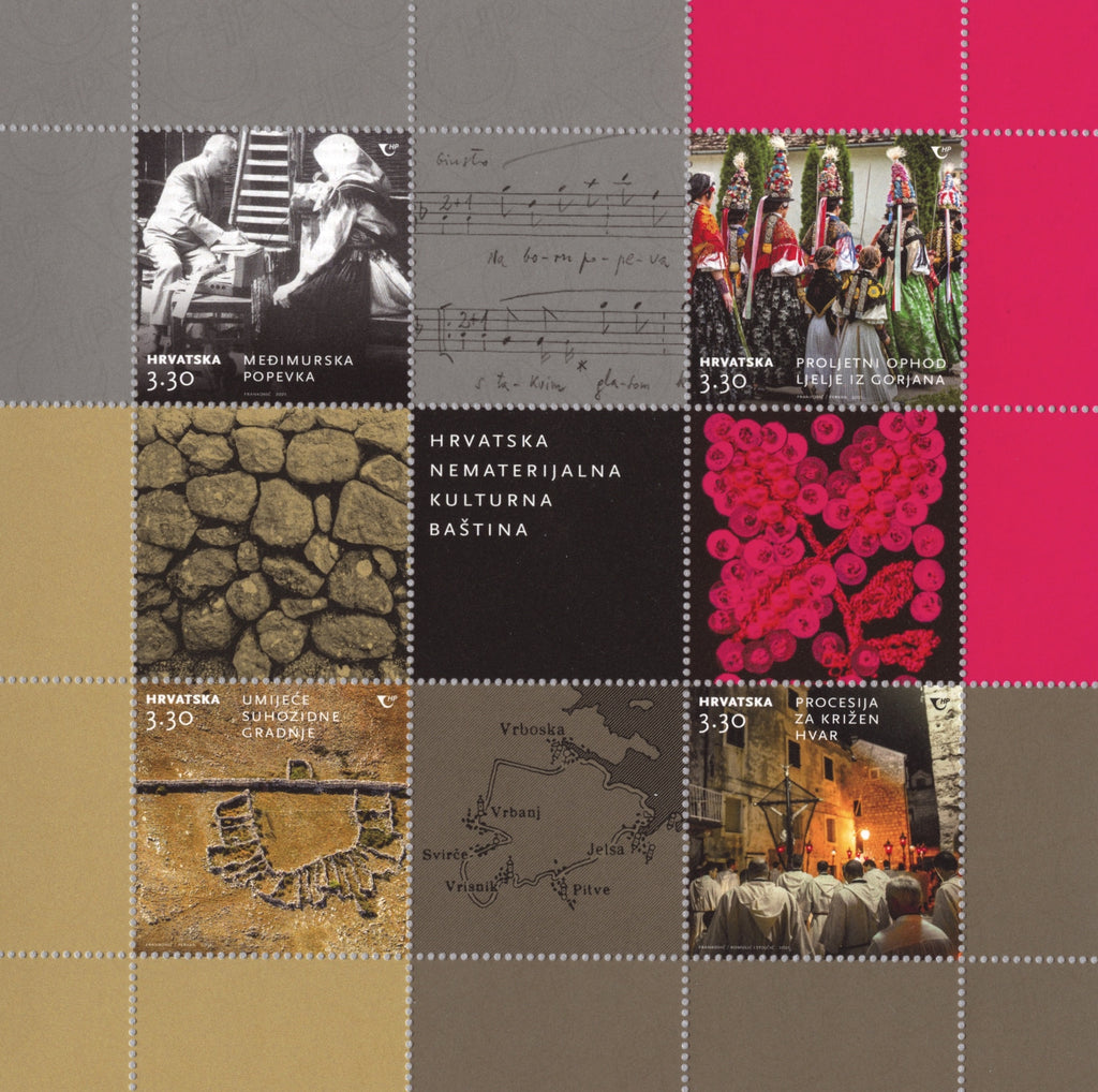 Croatia - 2021 UNESCO Croatian Intangible Cultural Heritage M/S (MNH)