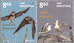Croatia - #1118-1119 - 2019 Europa: National Birds (MNH)