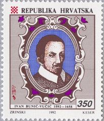 #146 Croatia - Ivan Bunic-Vucic (1592-1658) (MNH)