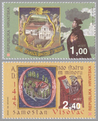 #231-232 Croatia - Croatian Monasteries (MNH)