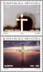 #241-242 Croatia - Anti-Austria Demonstrations, 150th Anniv. (MNH)