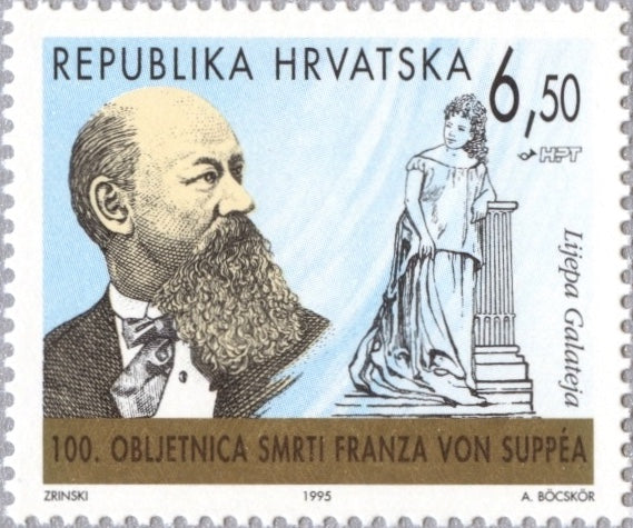 #253 Croatia - Franz von Suppe, Composer (MNH)