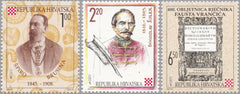 #269-271 Croatia - Croatian Scientists (MNH)
