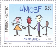 #316 Croatia - UNICEF, 50th Anniv. (MNH)