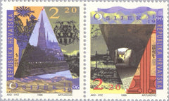 #318a Croatia - City of Osijek, 800th Anniv., Pair (MNH)