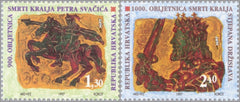 #334-335 Croatia - Croatian Kings (MNH)