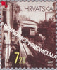 #380 Croatia - History of Public Transportation, Strip of 5 (MNH)