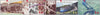 #380 Croatia - History of Public Transportation, Strip of 5 (MNH)
