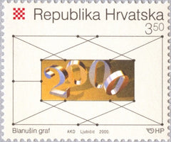 #434 Croatia - World Mathematics Year (MNH)
