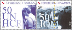 #459-460 Croatia - Refugee Organizations, 50th Anniv. (MNH)