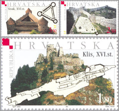 #467-469 Croatia - Fortresses (MNH)