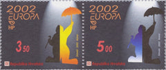 #490 Croatia - 2002 Europa: Circus, Pair (MNH)