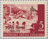 #49-51 Croatia - Types of 1941 Overprinted in Brown or Green (MNH)