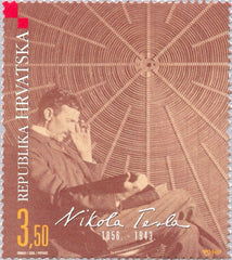 #626 Croatia - Nikola Tesla, Inventor (MNH)