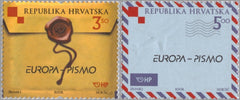 #687-688 Croatia - 2008 Europa: Writing Letters (MNH)