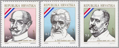 #B100-B102 Croatia - Famous Croatians (MNH)