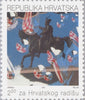 #RA25-RA25a Croatia - Re-erection of Ban Josip Jelacic Equestrian Statue (MNH)