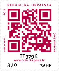 #809 Croatia - Stamp Day: Quick Response Code (MNH)