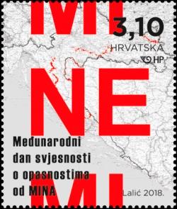 #1062 Croatia - International Landmine Awareness Day (MHH)