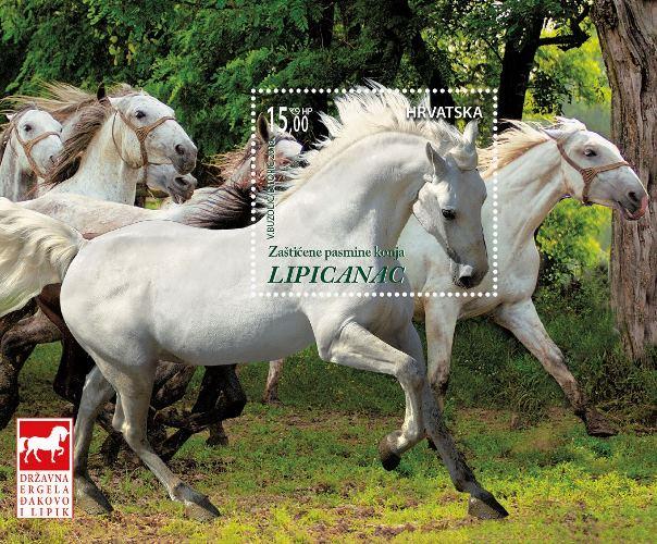 #1091 Croatia - Lipizzan Horses S/S (MNH)