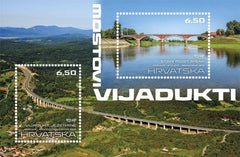 #1117 Croatia - Bridges and Viaducts S/S (MNH)