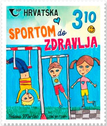 #1141 Croatia - Health Through Sport (MNH)