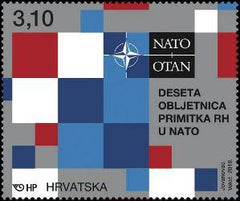 Croatia - #1112 - Croatian Membership in NATO, 10th Anniv. (MNH)