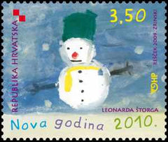 #747 Croatia - New Year's Day (MNH)