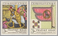 #1626-1627 Czechoslovakia - Art Treasures of the Castle of Prague (MNH)