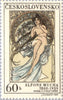 #1634-1637 Czechoslovakia - Paintings by Alfons Mucha (MNH)