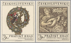 #1752-1753 Czechoslovakia - Abbess' Crosier, 16th Cent. (MNH)