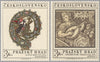 #1752-1753 Czechoslovakia - Abbess' Crosier, 16th Cent. (MNH)