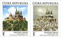 #3790 Czech Republic - Art in Prague Castle Type of 2012, Pair (MNH)
