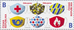 Czech Republic - #3834 - Coronavirus: Thank You Rescue Workers, Pair (MNH)