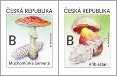Czech Republic - #3826-3827 - Poisonous Mushrooms (MNH)