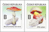 Czech Republic - #3826-3827 - Poisonous Mushrooms (MNH)