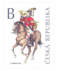 #3816 Czech Republic - Post Rider (MNH)
