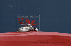 Czech Republic - #3839 - Space Architecture S/S (MNH)
