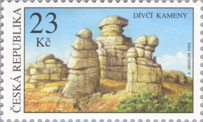 Czech Republic - 2021 Rare Rock Formations (MNH)