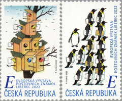 Czech Republic - 2022 European Stamp Exhibition: LIBEREC 2022, Set of 2 (MNH)