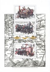Czech Republic #3897 - 2022, 150th Anniv. of the Kosice-Bohumin Railway S/S (MNH)