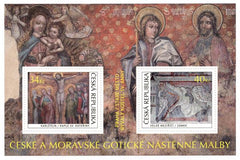 Czech Republic #3894 - 2022 Works of Art on Postage Stamps: Gothic Murals S/S (MNH)