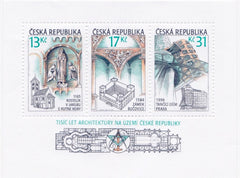 #3141 Czech Republic - Architecture S/S (MNH)
