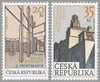 #3338-3339 Czech Republic - Stoclet House, Brussels, Designed by Josef Hoffmann (MNH)